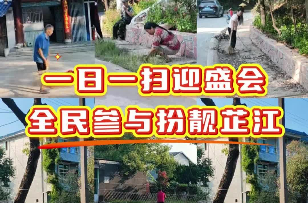 视频 | “一日一扫”喜迎盛会，全民参与扮靓芷江