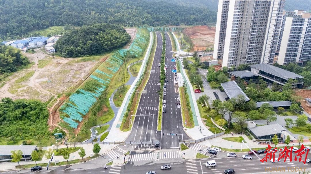 梅溪湖片区多条道路建设提速 宜居新城交通日趋完善