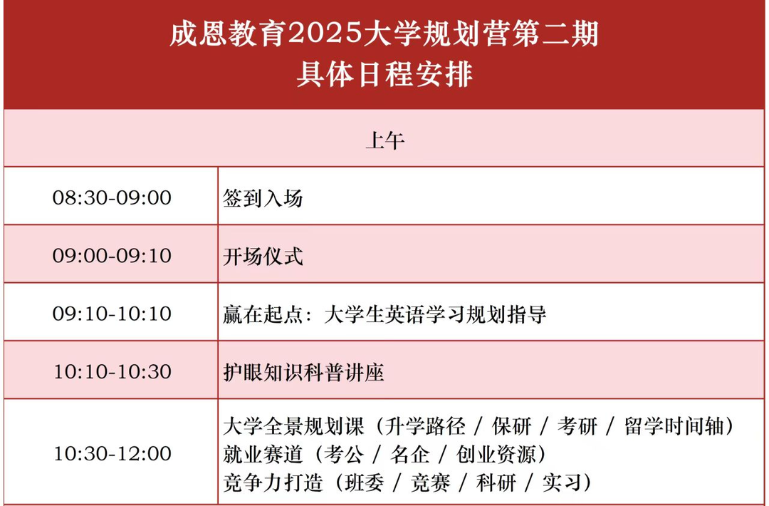 2025大学生生涯规划公益讲座将于8月17日在长沙举办