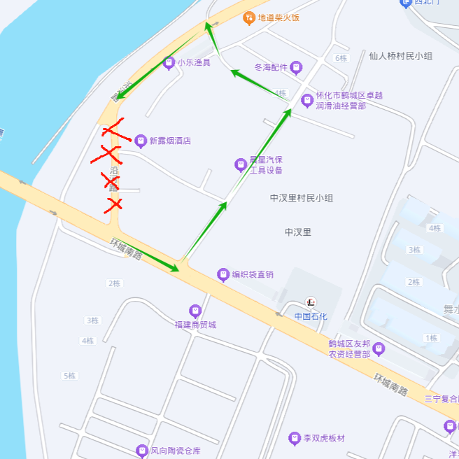 怀化主城区舞水三桥匝道（往沿河路）全幅封闭提质改造施工