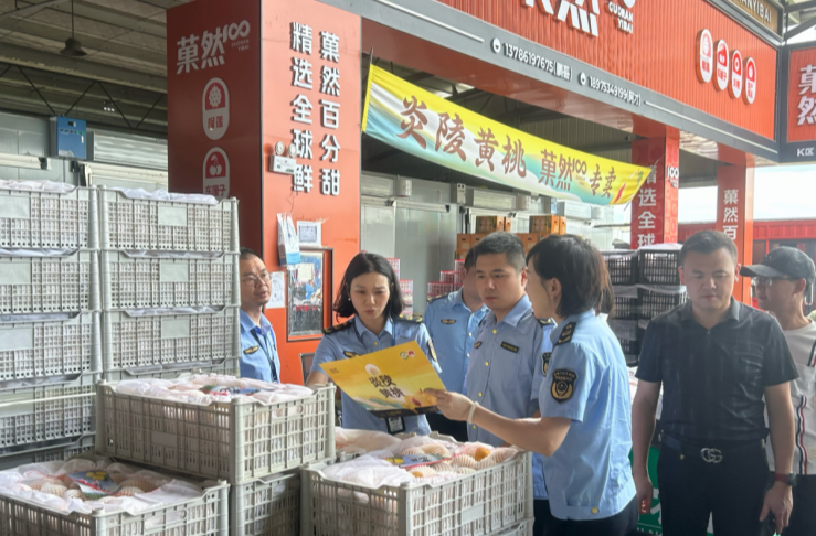 長株潭聯(lián)動(dòng)守護(hù)“炎陵黃桃”地理標(biāo)志