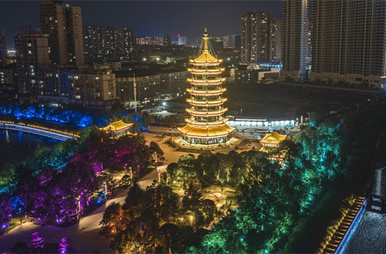 Lighting System Tested at Heming Island As 5th Hunan Tourism Development Conference Nears