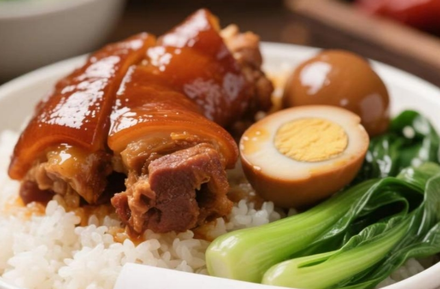 一份豬腳飯
