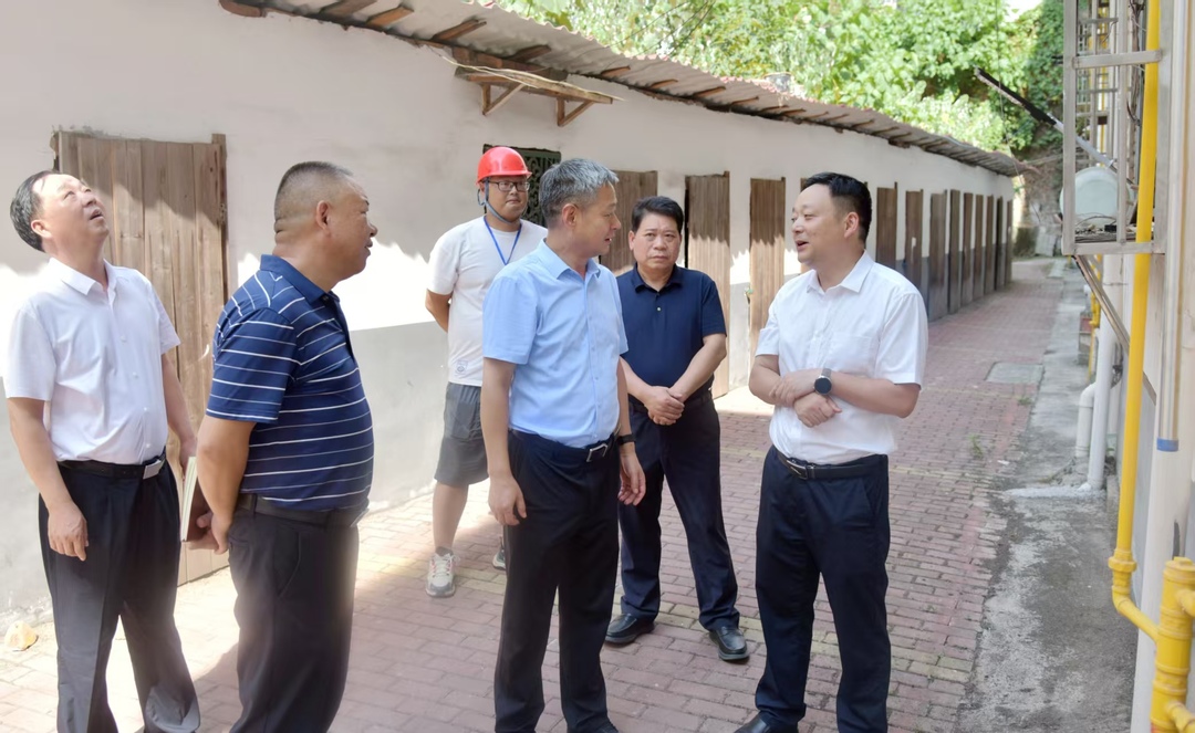 嚴(yán)華在邵陽市城區(qū)調(diào)研城市更新工作