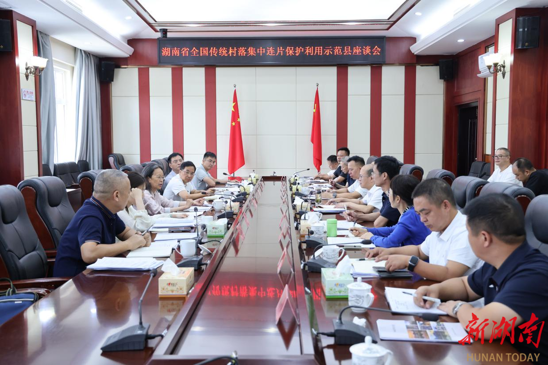 传统村落集中连片保护利用示范县座谈会在汝城县召开