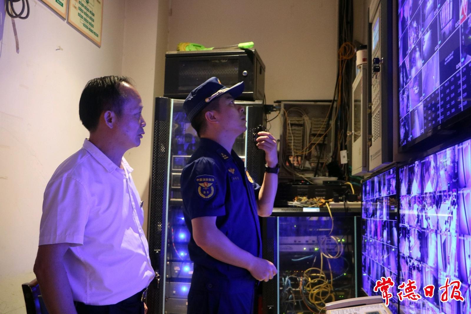 常德開展夜間消防安全集中檢查