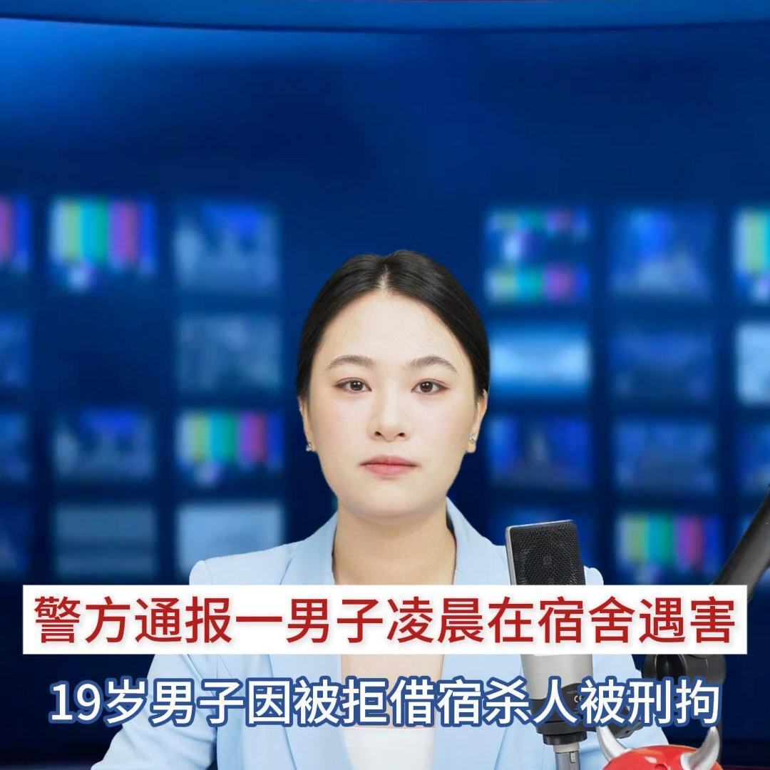 主播播报｜警方通报一男子凌晨在宿舍遇害 19岁男子因被拒借宿杀人被刑拘