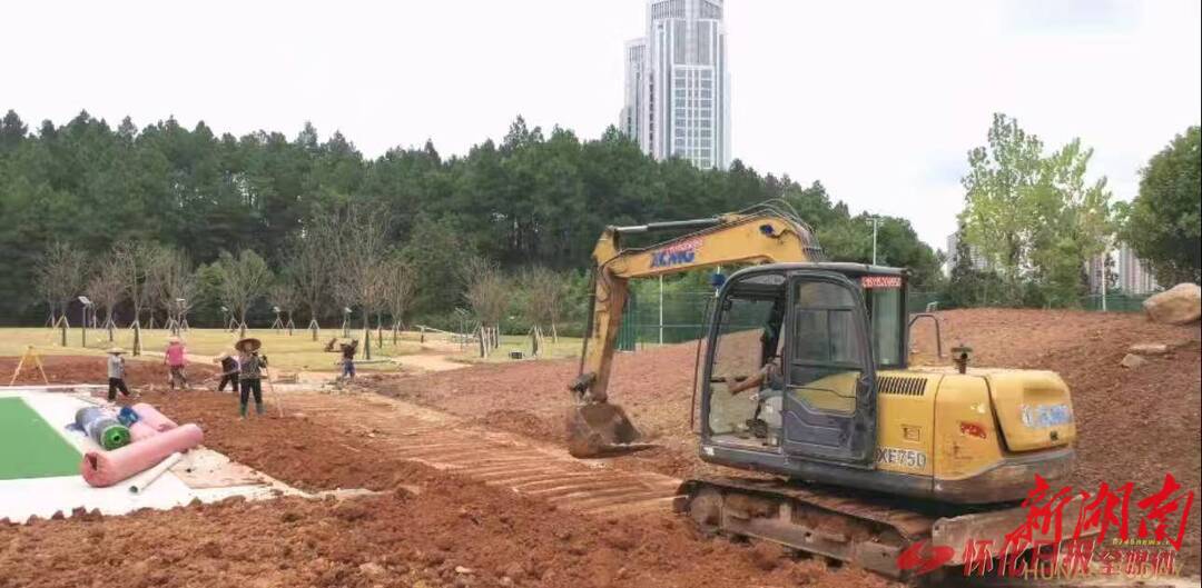 福地怀化 懂你如家｜怀化市人民体育公园建设全速推进 预计8月底建成