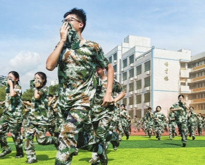 湖南日报·视觉丨桂阳：消防演练护开学
