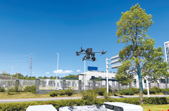 株洲高新區(qū)：空中巡檢守護(hù)城市安全