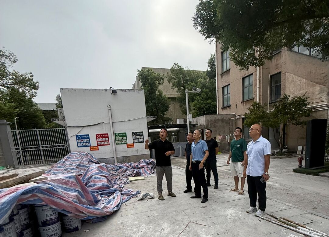 長沙民政職院開展暑期校園施工項目安全檢查
