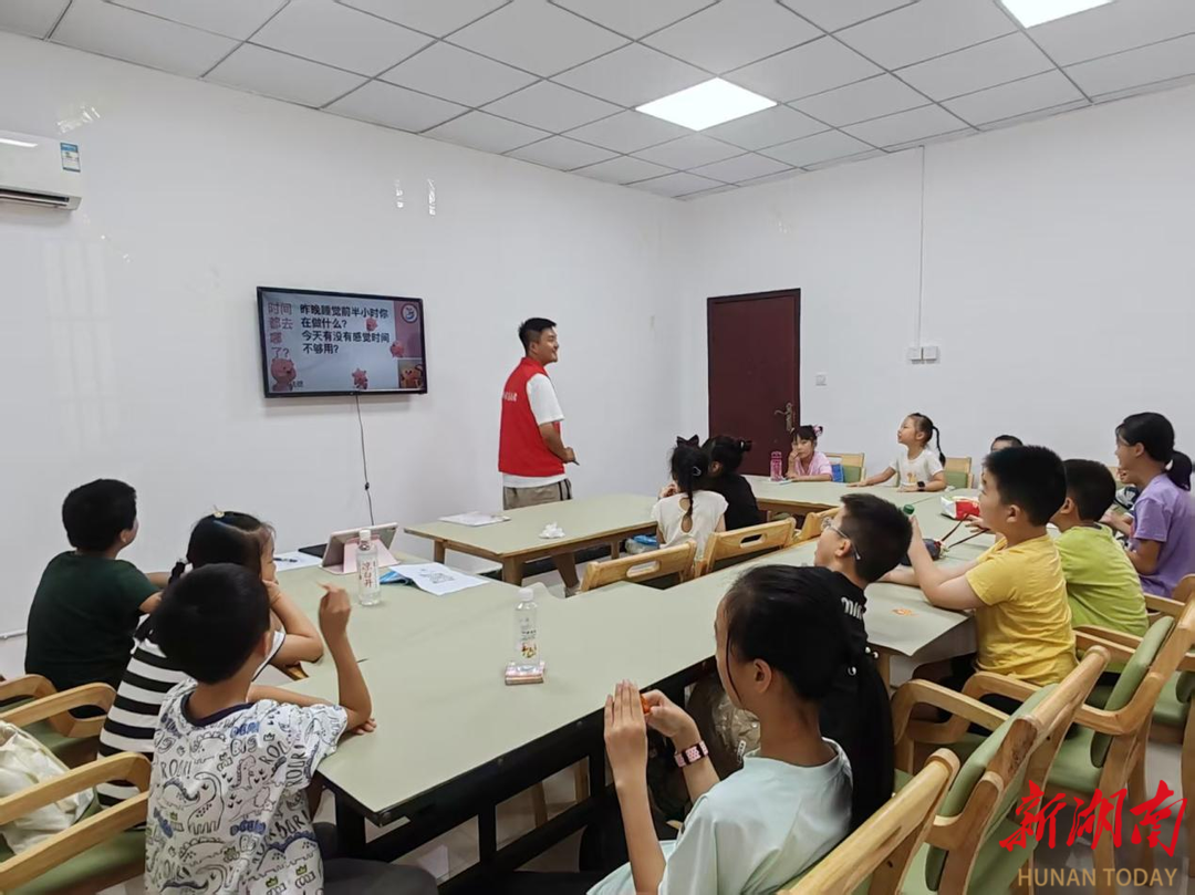 “和时间做朋友”心理团辅 助力未成年人提升时间管理能力