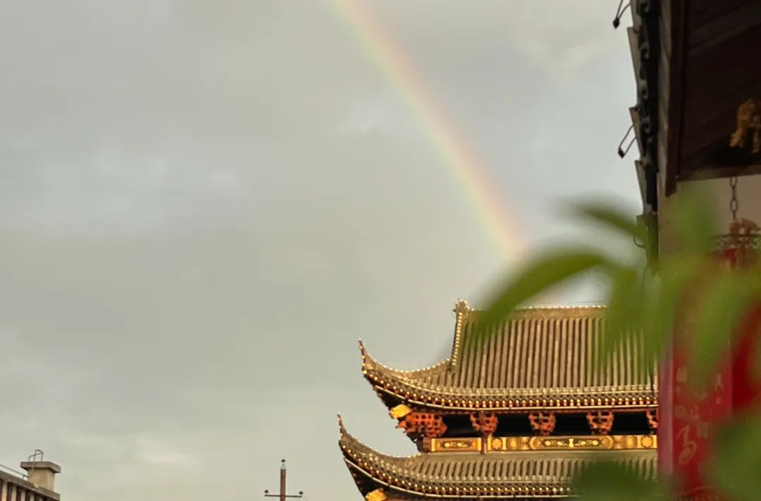 快看！彩虹！醴陵的天空發(fā)送驚喜了