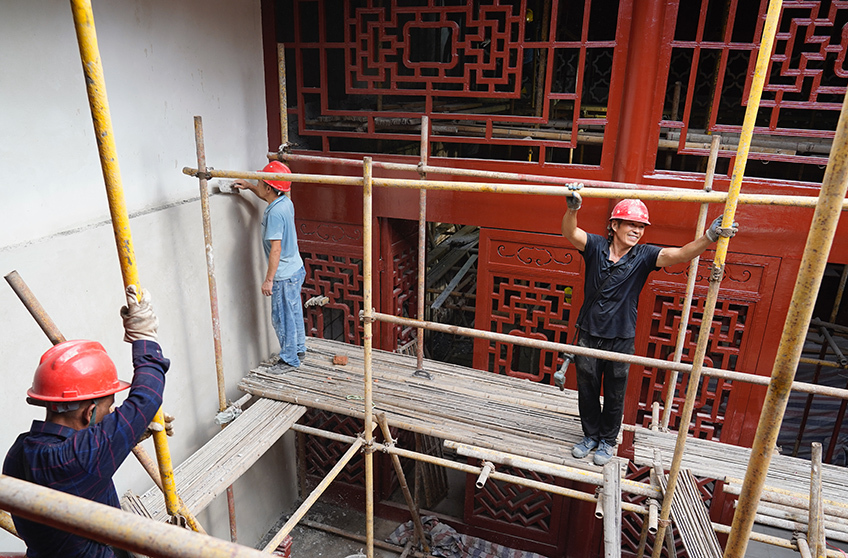 歷史建筑修繕忙