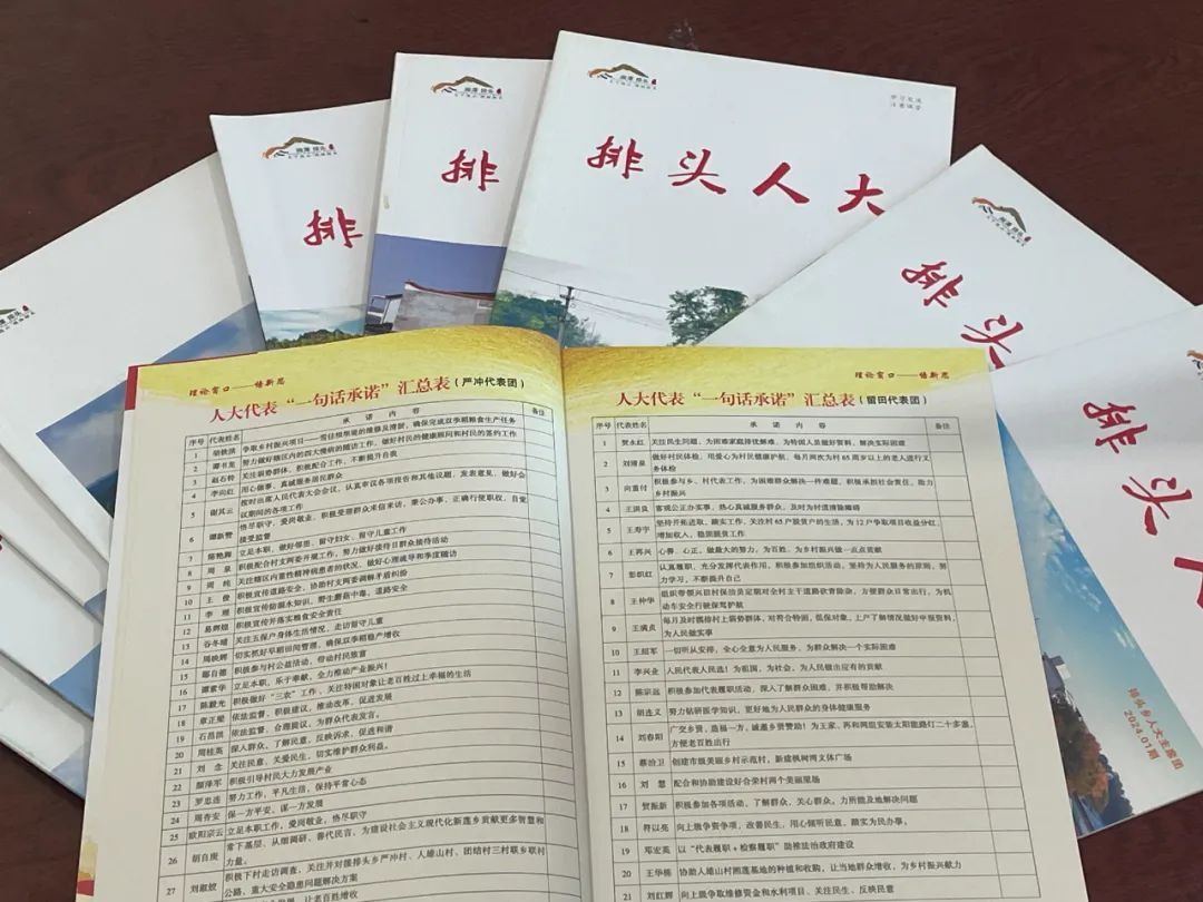 湘潭縣排頭鄉(xiāng)：“一句話承諾”讓代表履職更用心