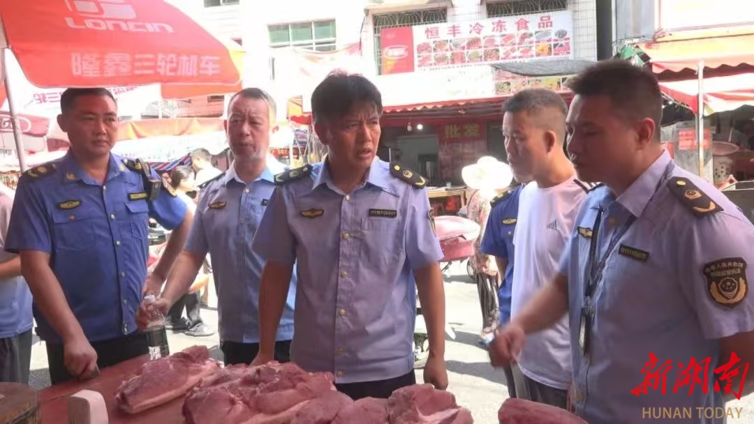 安仁縣重拳整治“白板肉” 全力守護(hù)群眾“舌尖安全”