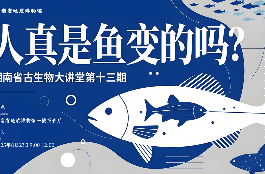 直播 | 【“湖南省古生物大講壇”第十三期】人真是魚變的嗎？