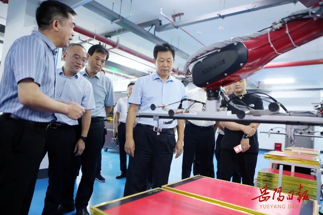 李挚调研项目建设和工业经济发展情况