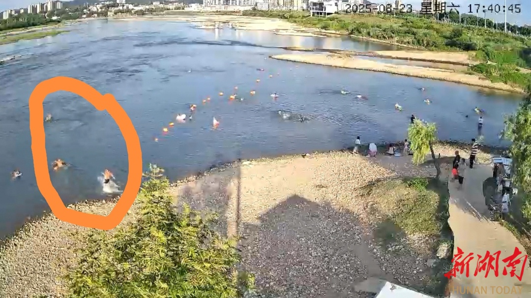 桃江冬泳基地3分鐘生死救援 八旬老人激流中獲救