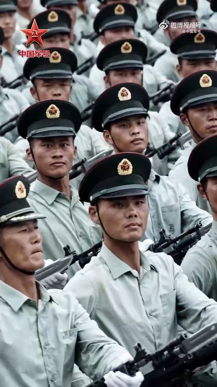 震撼！九三阅兵集训动员也太燃了
