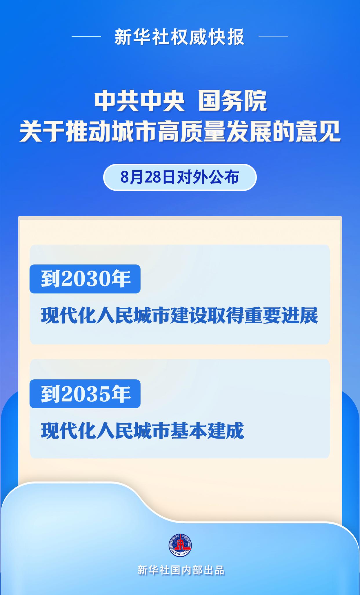 重大部署！中國城市高質(zhì)量發(fā)展“路線圖”公布