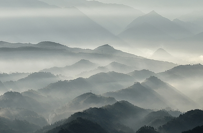 山水如墨染