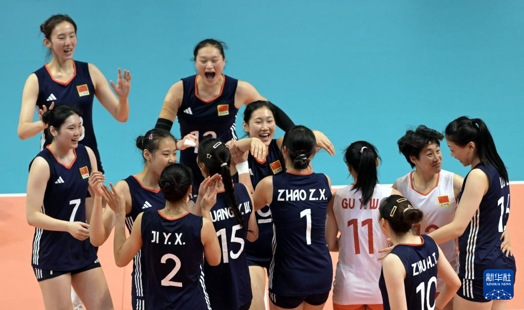 中國隊晉級亞洲東區(qū)女子排球錦標賽決賽