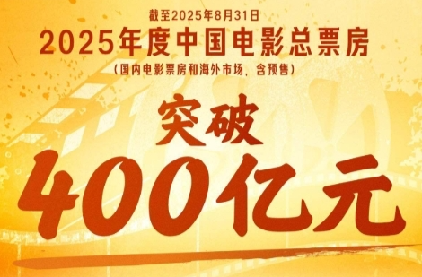 400亿元！2025年中国电影总票房持续飙红
