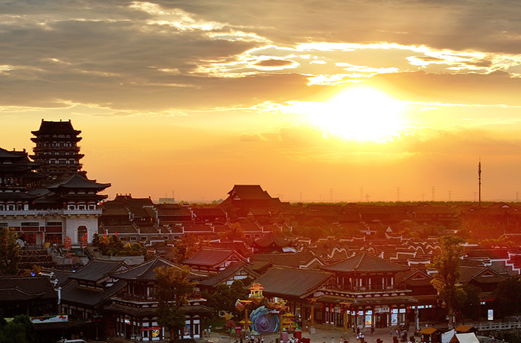 Breathtaking Sunset Glow above Changsha