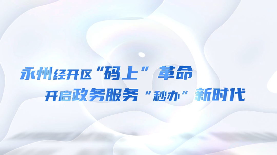 永州經(jīng)開區(qū)：“碼上”革命 開啟政務(wù)服務(wù)“秒辦”新時(shí)代