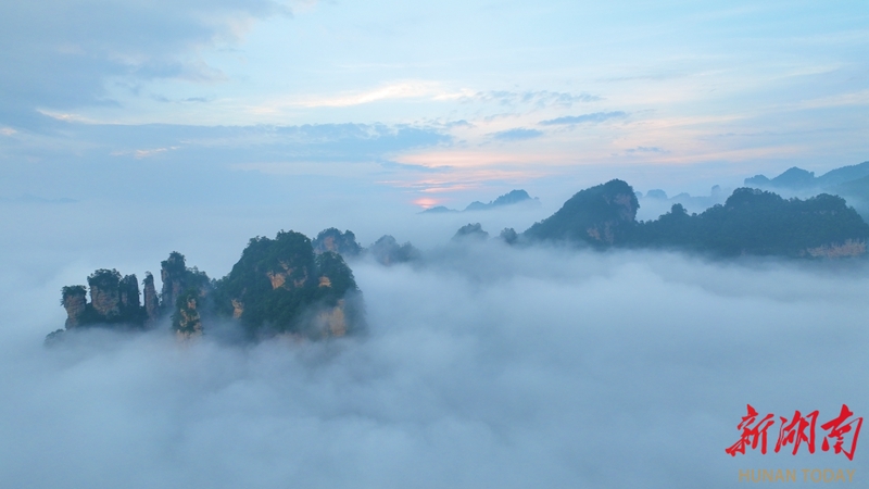 云蒸霞蔚 張家界開啟“仙境模式”