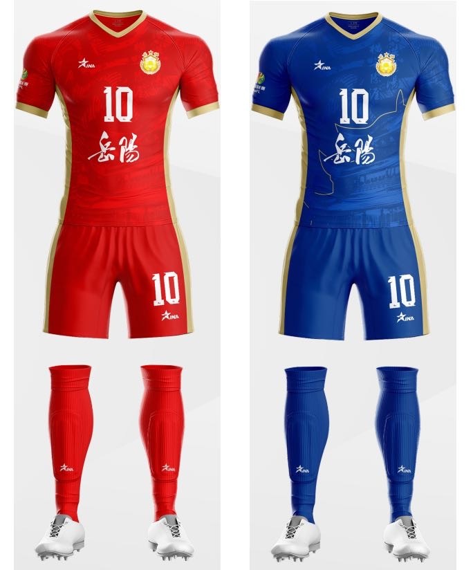 文武雙全紅藍(lán)配！湘超岳陽(yáng)隊(duì)主客場(chǎng)隊(duì)服長(zhǎng)這樣→ 