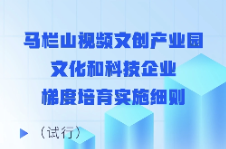 厚植發(fā)展沃土  馬欄山出臺《文化和科技企業(yè)梯度培育實施細則》