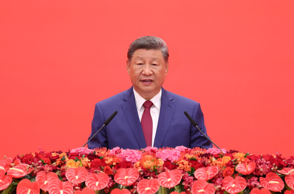 纪念中国人民抗日战争暨世界反法西斯战争胜利80周年招待会在京隆重举行 习近平发表重要讲话