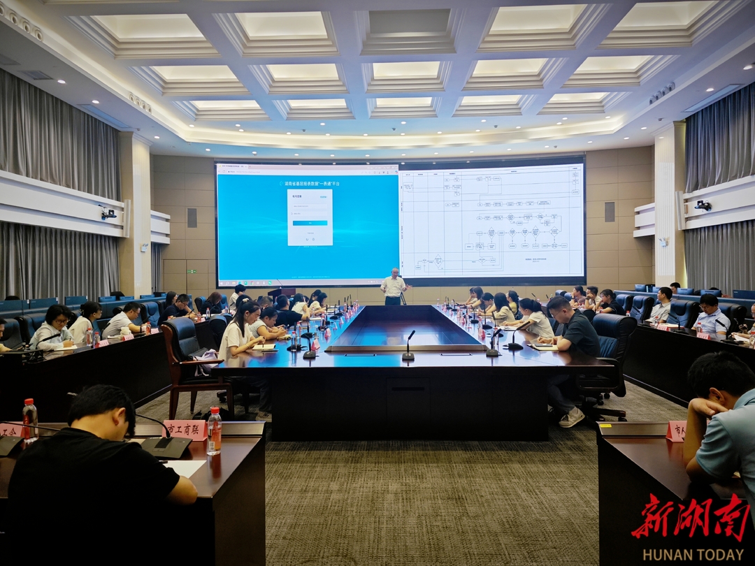 长沙市数据局举办专题培训 全力推动基层报表“只报一次”机制落地见效