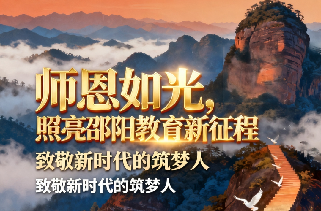 師恩如光，照亮邵陽教育新征程——邵陽市多措并舉鍛造新時代高素質教師隊伍