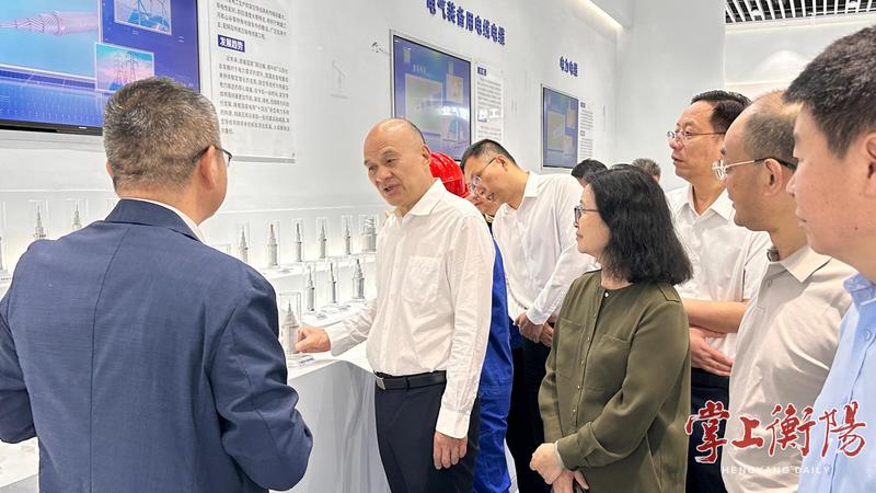 劉越高率隊考察特變電工新疆總部