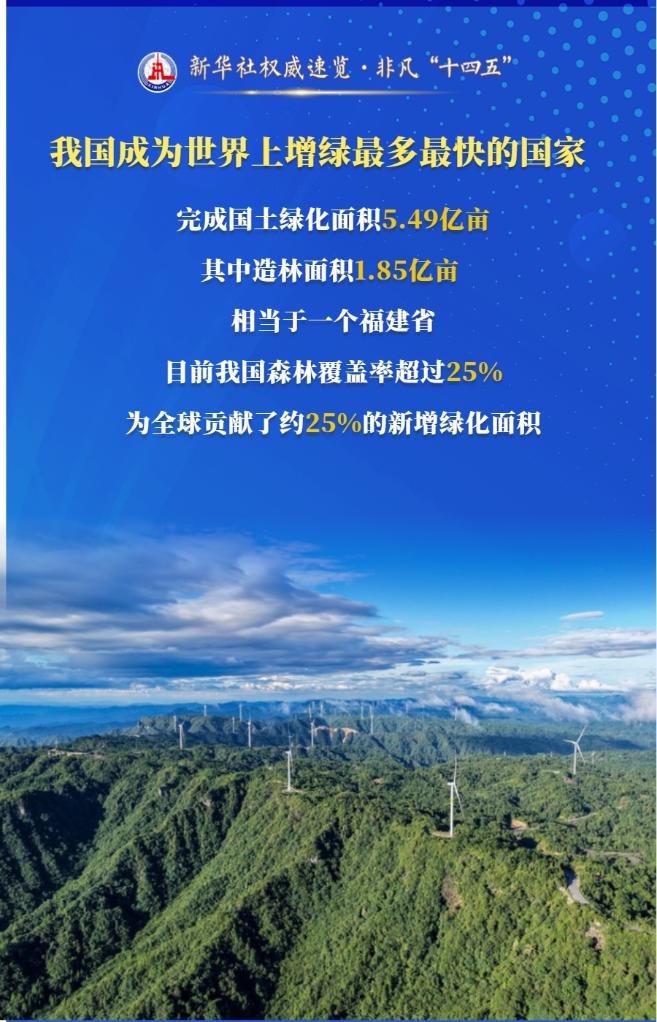 我們的綠色家底，更加厚實！