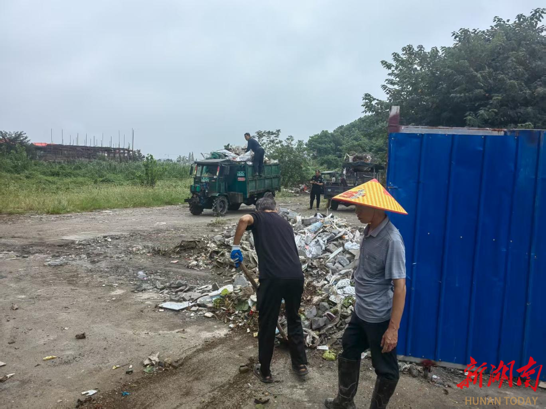 違法傾倒，從快查處！南縣清理建筑垃圾10余噸