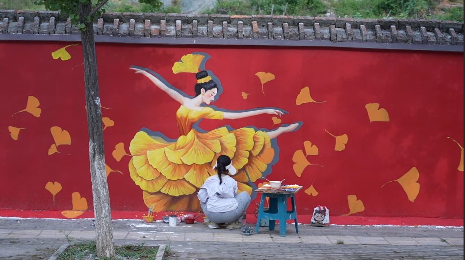 中方县：多彩笔触扮靓城市街景，匠心巧思焕新街巷风情