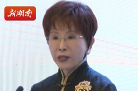 中国国民党前主席洪秀柱来湘出席湘台会
