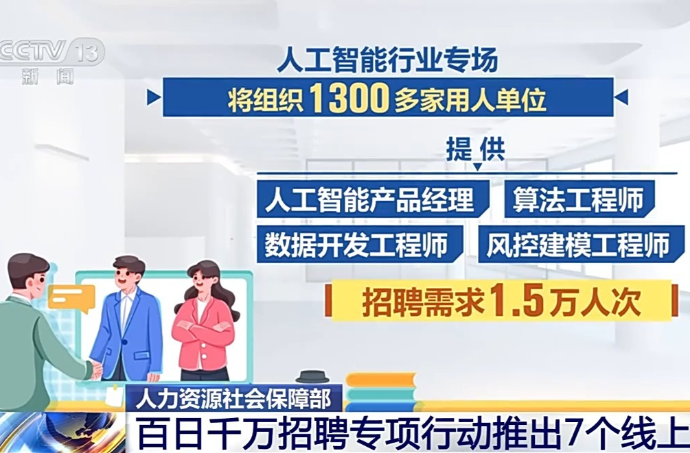@求职者 这7个线上专场招聘需求超13.4万人次