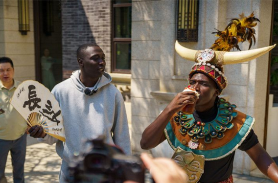 Foreign Influencer Khaby Lame Visits Changsha