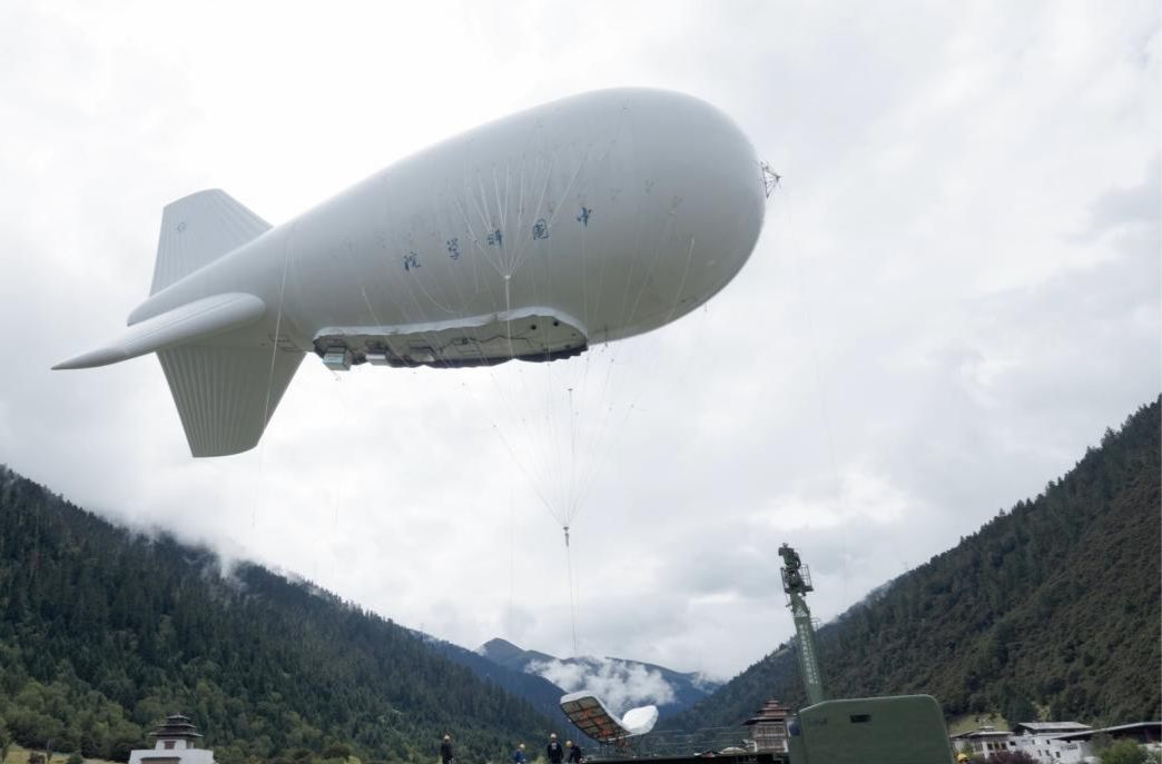 “大白鲸”成功在5500米高空遨游 我国浮空艇试验有新突破