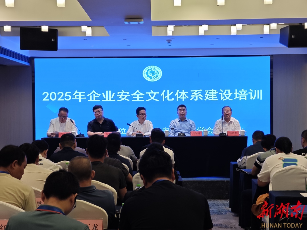 湖南省安全生产学会举办专题培训：以文化力量筑牢安全防线，赋能企业高质量发展