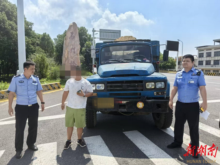 常德经开区交警积极推进老旧非营运柴油车淘汰
