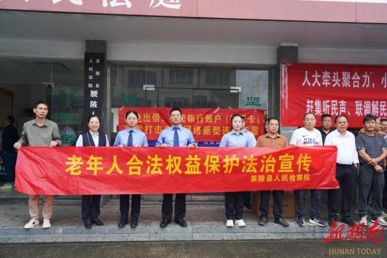 茶陵县检察院开展“小镇法驿站・服务零距离”送法下乡活动