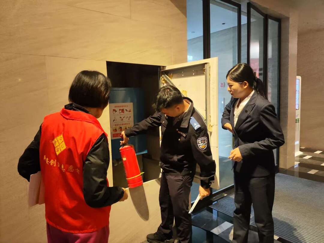 助力双节安全，白沙井社区开展网格化排查