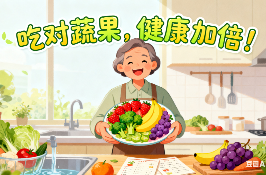 吃对蔬果，健康加倍！每天到底该怎么吃？