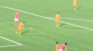 湘超常德赛场 | 上半场临近结束，常德队10号大力抽射将比分改写为2：0